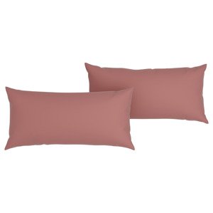 Livarno home Mušelínový potah na polštář, 40 x 80 cm (světle růžová)
