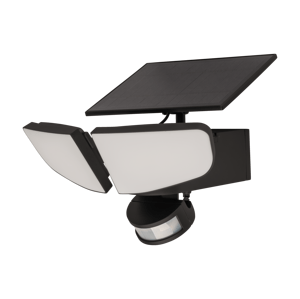 Livarno home Venkovní solární LED reflektor (černá)