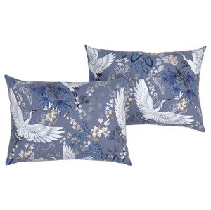 Livarno home Potah na polštář z mikrovláknitého saténu, 50 x 60 cm, 2 kusy (ptáček)