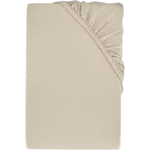 Livarno home Žerzejové napínací prostěradlo, 140–160 x 200 cm (béžová)