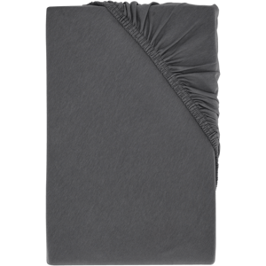 Livarno home Žerzejové napínací prostěradlo, 140–160 x 200 cm (šedá)