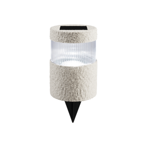 Livarno home Solární LED svítidlo (válcovitá, světle šedá)