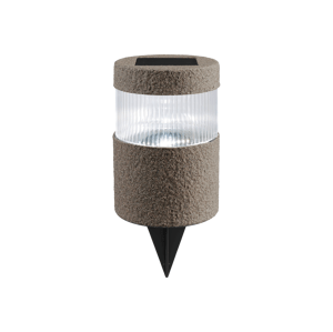 Livarno home Solární LED svítidlo (válcovitá, tmavě šedá)