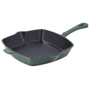 Silvercrest® Litinová grilovací pánev, Ø 24 cm (zelená)