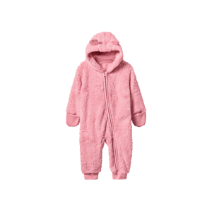 lupilu® Dětský plyšový overal (světle růžová, 86/92)