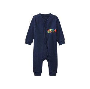 lupilu® Chlapecký overal na spaní s BIO bavlnou (navy modrá, 74/80)