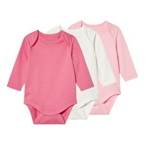 lupilu® Dívčí body, 3 kusy (bílá / světle růžová / růžová, 62/68)
