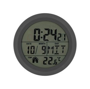 Auriol® Koupelnové hodiny řízené rádiovým signálem (šedá)