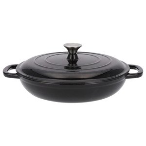 Silvercrest® Litinová servírovací pánev, Ø 30 cm (černá)