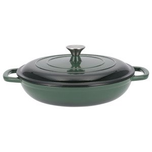 Silvercrest® Litinová servírovací pánev, Ø 30 cm (zelená)