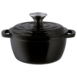 Silvercrest® Litinový hrnec, Ø 16 cm (černá)