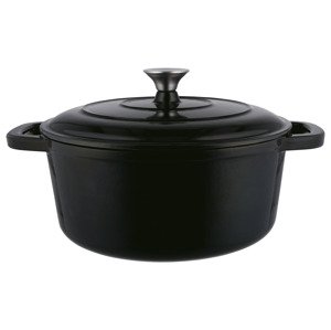 Silvercrest® Litinový hrnec, Ø 28 cm (černá)