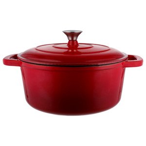 Silvercrest® Litinový hrnec, Ø 28 cm (červená)