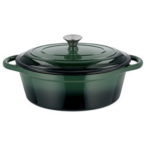 Silvercrest® Litinový hrnec, Ø 29 cm (zelená)