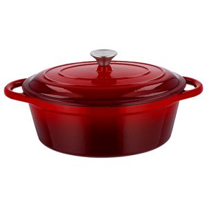 Silvercrest® Litinový hrnec, Ø 29 cm (červená)