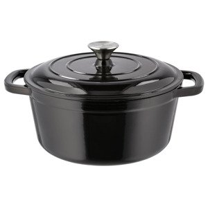 Silvercrest® Litinový hrnec, Ø 26 cm (černá)
