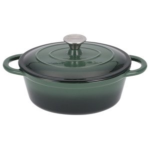 Silvercrest® Litinový hrnec, Ø 25 cm (zelená)