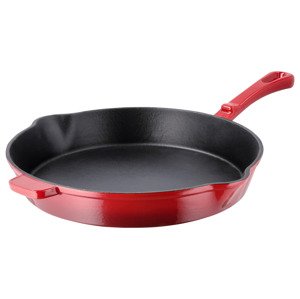 Silvercrest® Litinová pánev, Ø 30 cm (červená)