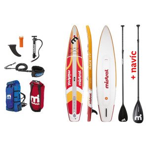 Mistral Dvoukomorový paddleboard Race 12'6" s lehkým karbonovým pádlem