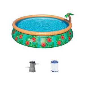 Bestway Bazén Fast Set Pool Paradise Palms s fil