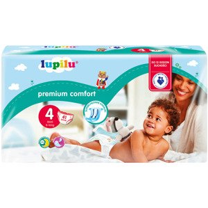 lupilu® Dětské pleny Premium Comfort, velikost 4 MAXI, 41 kusů (Žádný údaj)