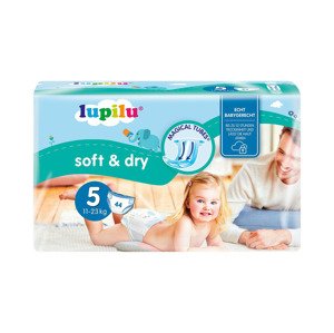 lupilu® Dětské pleny Soft & Dry, velikost 5 Junior, 44 kusů