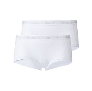 Bruno Banani Dámské kalhotky, 2 kusy (female, XS, bílá)