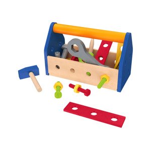 Playtive Dřevěná motorická hračka (Kufřík s nářadím)