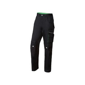 PARKSIDE PERFORMANCE Pánské profesionální pracovní kalhoty (58, černá/zelená)