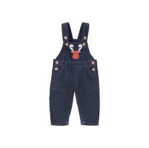 lupilu Dětské kalhoty s laclem / Dětské šaty s  (, 62, navy modrá)