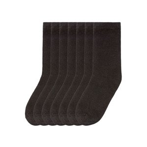 pepperts Dívčí ponožky s BIO bavlnou, 7 párů (31/34, černá)