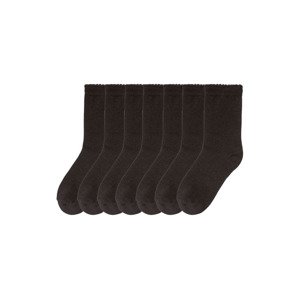 pepperts Dívčí ponožky BIO, 7 párů (39/42, černá)