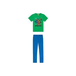 LEGO Dětské pyžamo  (child#male, 122/128, Ninjago zelená/modrá)