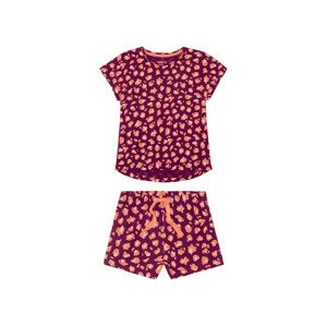 pepperts!® Dívčí pyžamo (122/128, lila fialová)