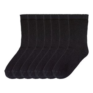 pepperts Dívčí ponožky, 7 párů (31/34, černá)