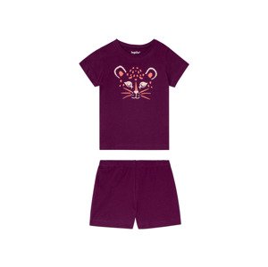 lupilu® Dívčí pyžamo (110/116, lila fialová)