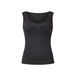 esmara® Dámská bezešvá tvarující košilka (S (36/38), široká ramínka/černá)