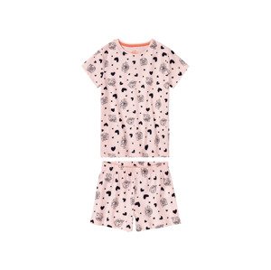 Dívčí pyžamo (110/116, světle růžová)