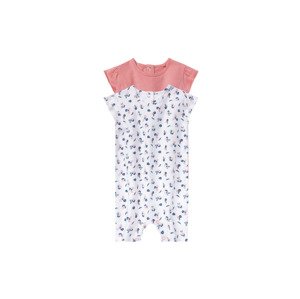 lupilu® Dívčí pyžamo s bio bavlnou, 2 kusy (56, vzor / světle růžová)