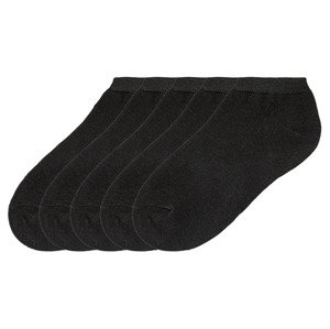 pepperts Dívčí ponožky, 5 párů (39/42, černá)