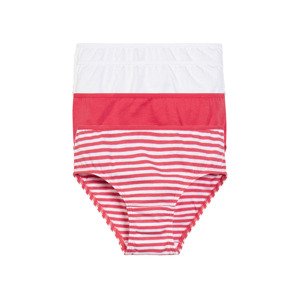 lupilu® Dívčí kalhotky s BIO bavlnou, 4 kusy (child#female#ne#briefs, 86/92, červená/bílá)