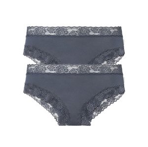 esmaraÂ® DĂˇmskĂ© kalhotky, 2 kusy (adult#female#ne#briefs, L (44/46), nĂˇmoĹ™nickĂˇ modrĂˇ)