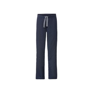 LIVERGY Pánské lněné kalhoty "Straight Fit" (56, námořnická modrá)