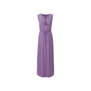 esmara® Dámské maxi šaty (adult#female#ne, L (44/46), lila fialová)
