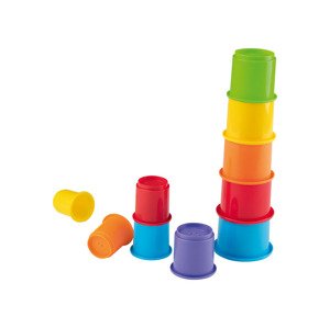 Playtive Dětská plastová hračka (pohárky na stohování)