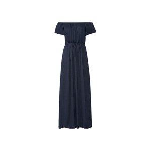 esmara® Dámské maxi šaty (adult#female#ne, L (44/46), tmavě modrá)