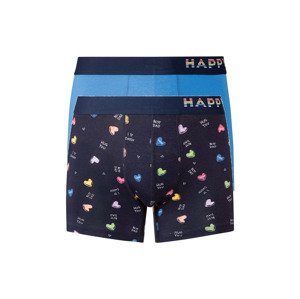 Happy Shorts Pánské boxerky, 2 kusy (M, přetisk "Den otců")