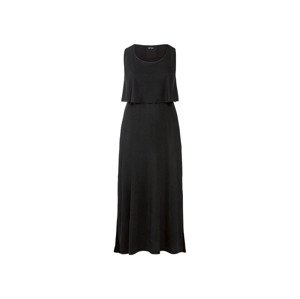 esmara® Dámské maxi šaty XXL (adult#female#ne, XL (48/50), černá)