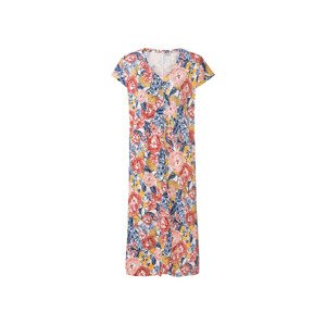 esmara® Dámské lněné šaty (adult#female#ne, L (44/46), květinový vzor)