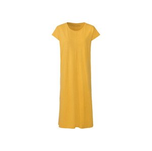 esmara® Dámské lněné šaty (adult#female#ne, M (40/42), žlutá)